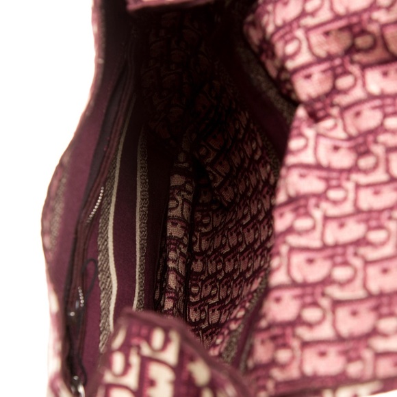 Dior Oblique Diorcamp Fabric BackPack Burgundy - Picture 5 of 11